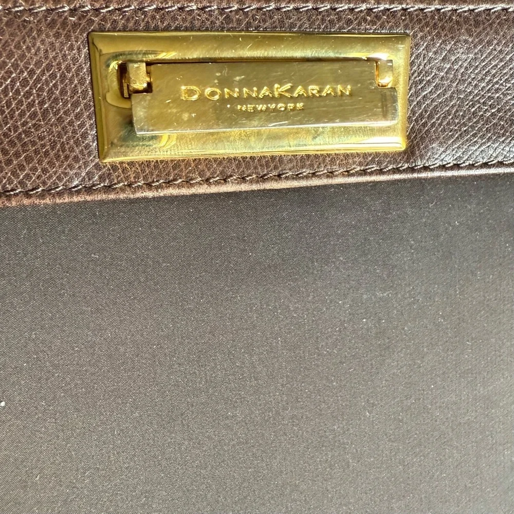 VTG Donna Karan Shoulder/Crossbody Bag~Brown